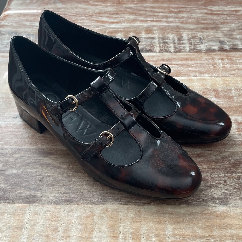 J. Crew Double Strap Patent Leather Shoes